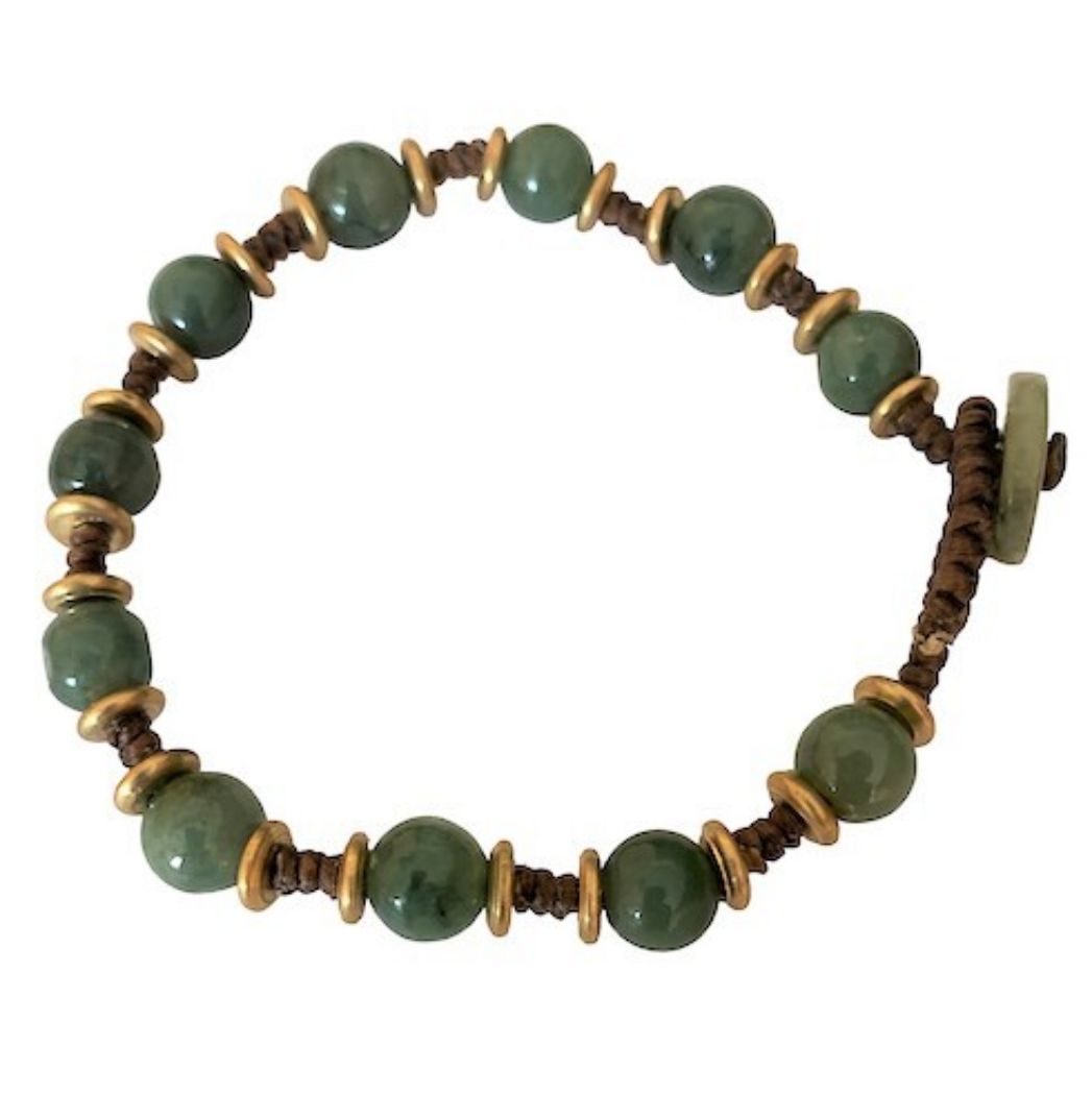 Knotted Stone Bracelet