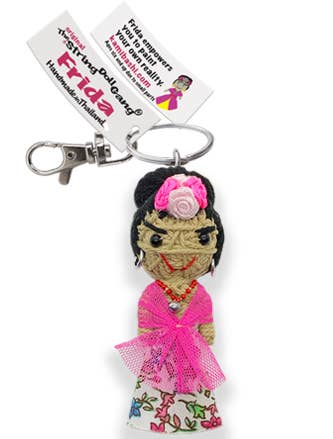Frida String Doll Keychain