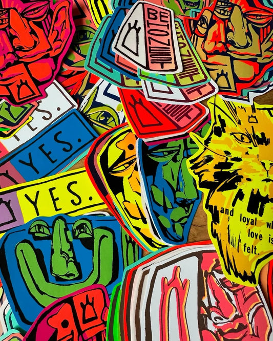 @Halfcirclethreelines: 2024 Sticker Pack