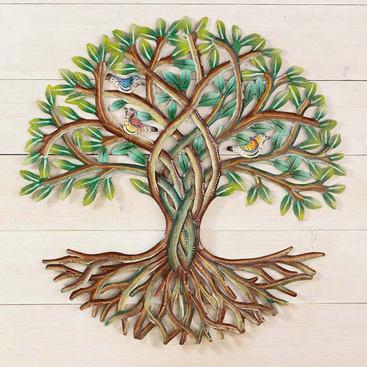 Recycled Metal Tree Wall Art