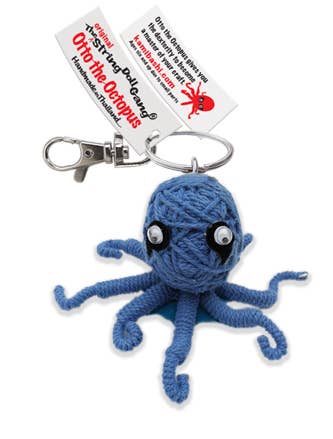 Otto the Octopus String Doll Keychain