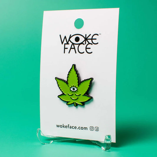 Toke Face Enamel Pin by Wokeface