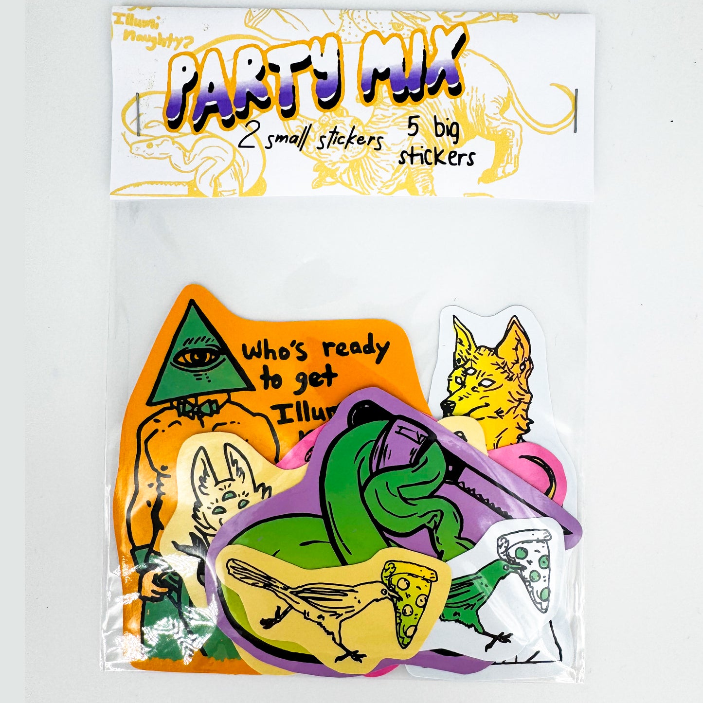Hidden Stash: Party Mix Sticker Pack