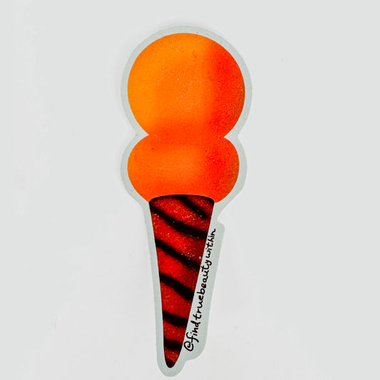 Ice Cream Sticker by Find True Beauty Within