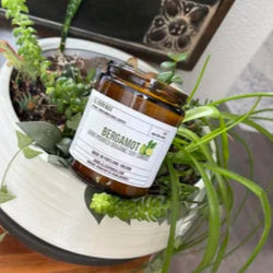 Bergamot 8oz Candle by All Burn Wax