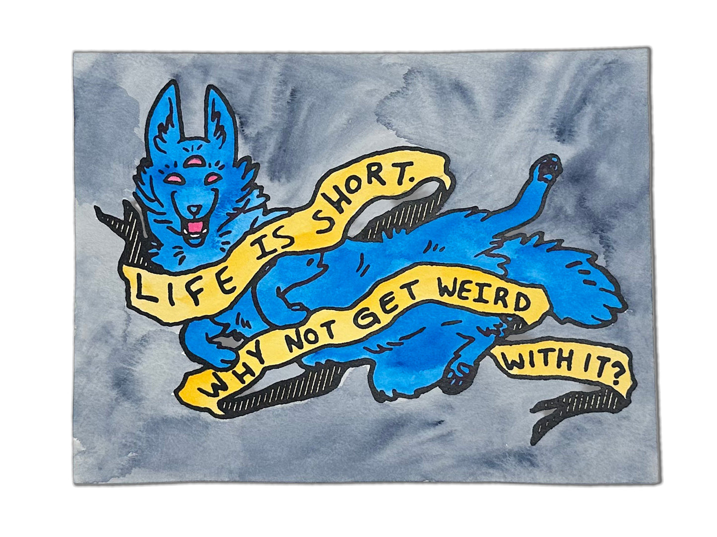 Hidden Stash "Life is Short" print