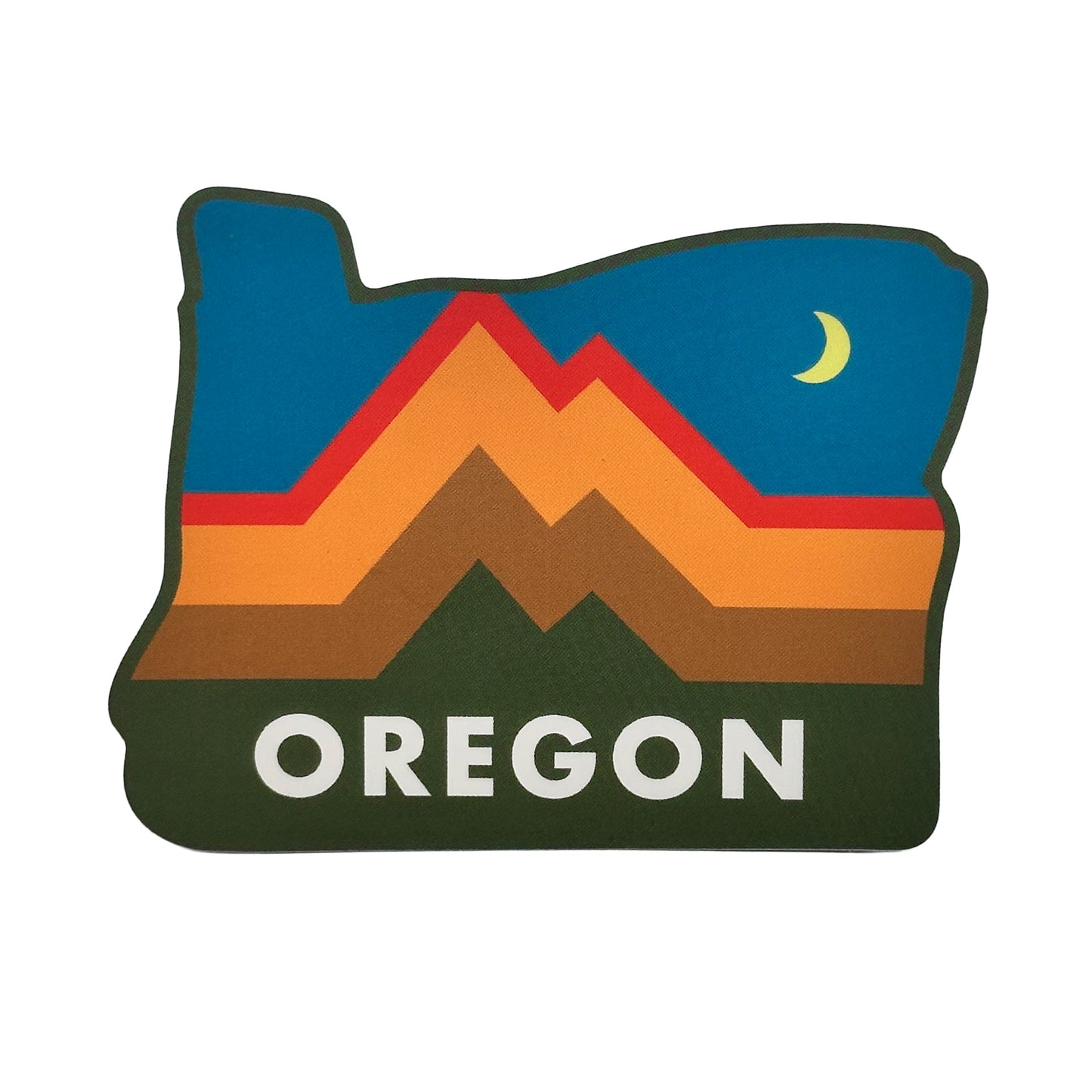 Oregon Mountain Graphic Sticker