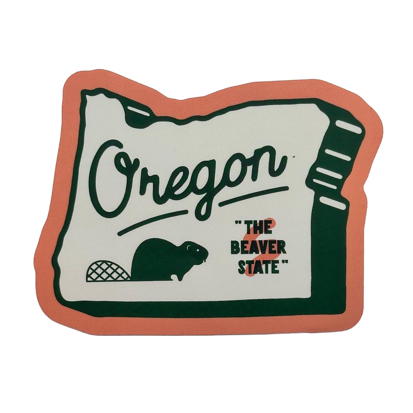 Oregon "The Beaver State" Sticker