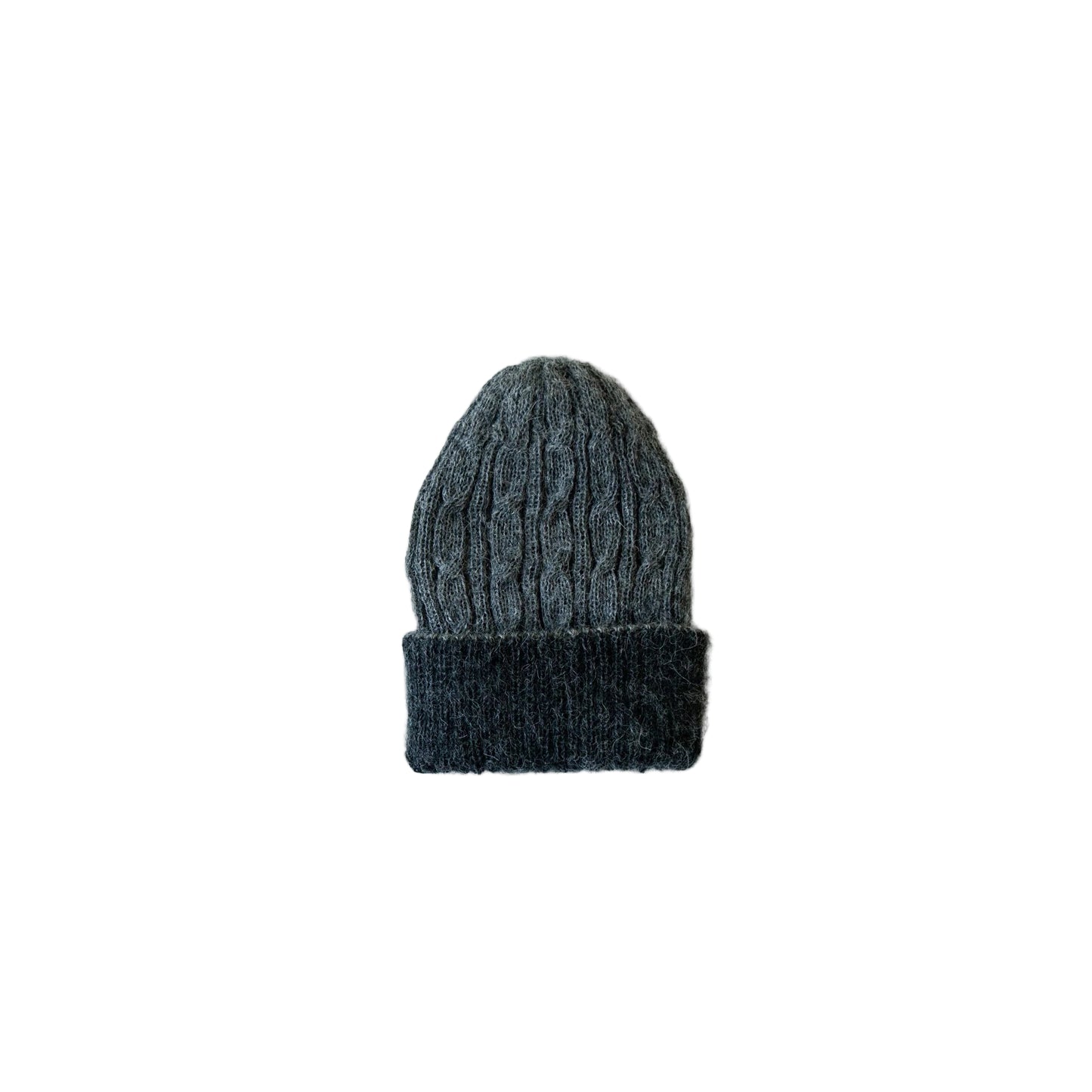 Knitted Reversible Cable Beanie