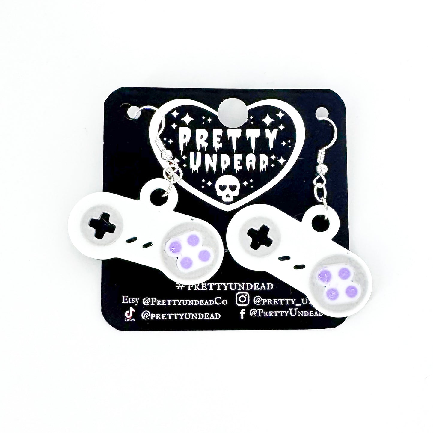 Super Nintendo Controller Earrings By Pretty Undead