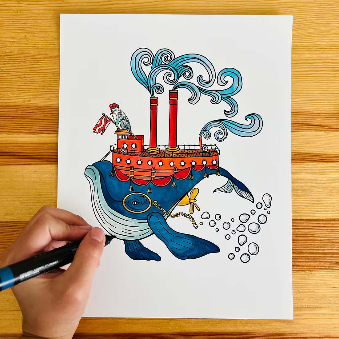 Enchanted: A Coloring Book by Karen Sue Chen