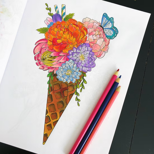 Bloom: A Coloring Book by Karen Sue Chen