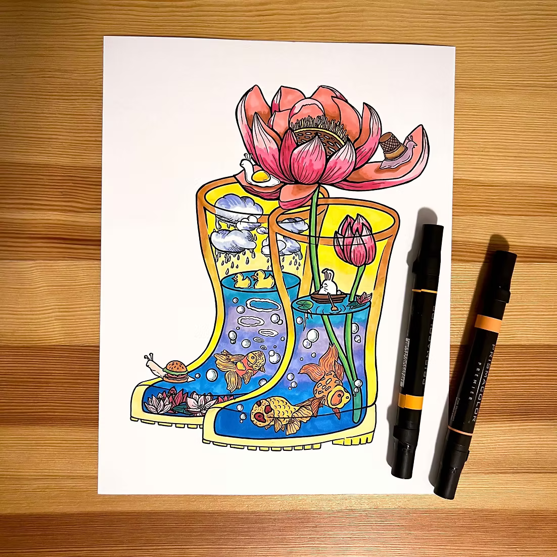 Tiny Curiosites: A Coloring Book by Karen Sue Chen