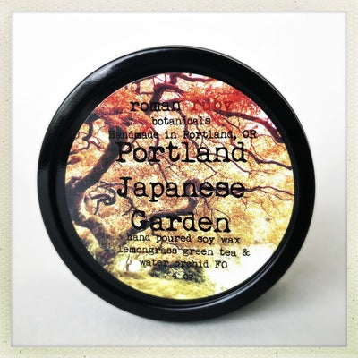 Portland Japanese Garden Candle by Roman Ruby