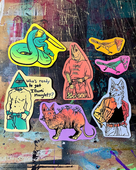 Hidden Stash: Party Mix Sticker Pack