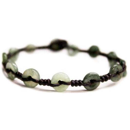 Jade Disk Bracelet