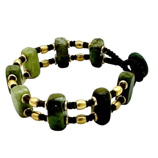 Jade Ladder Bracelet
