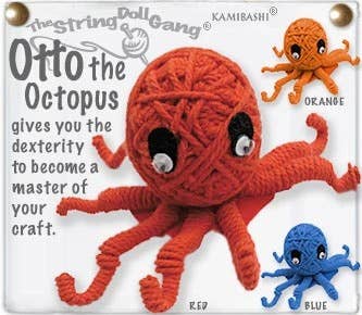 Otto the Octopus String Doll Keychain