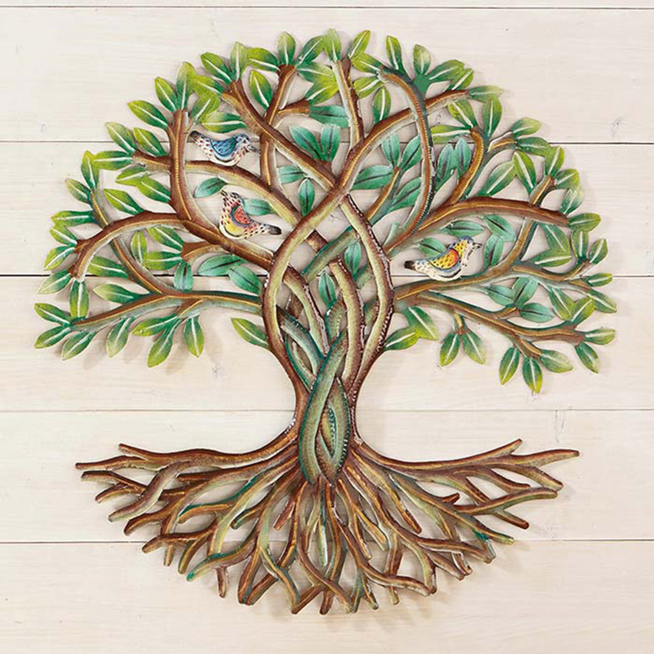 Recycled Metal Tree Wall Art