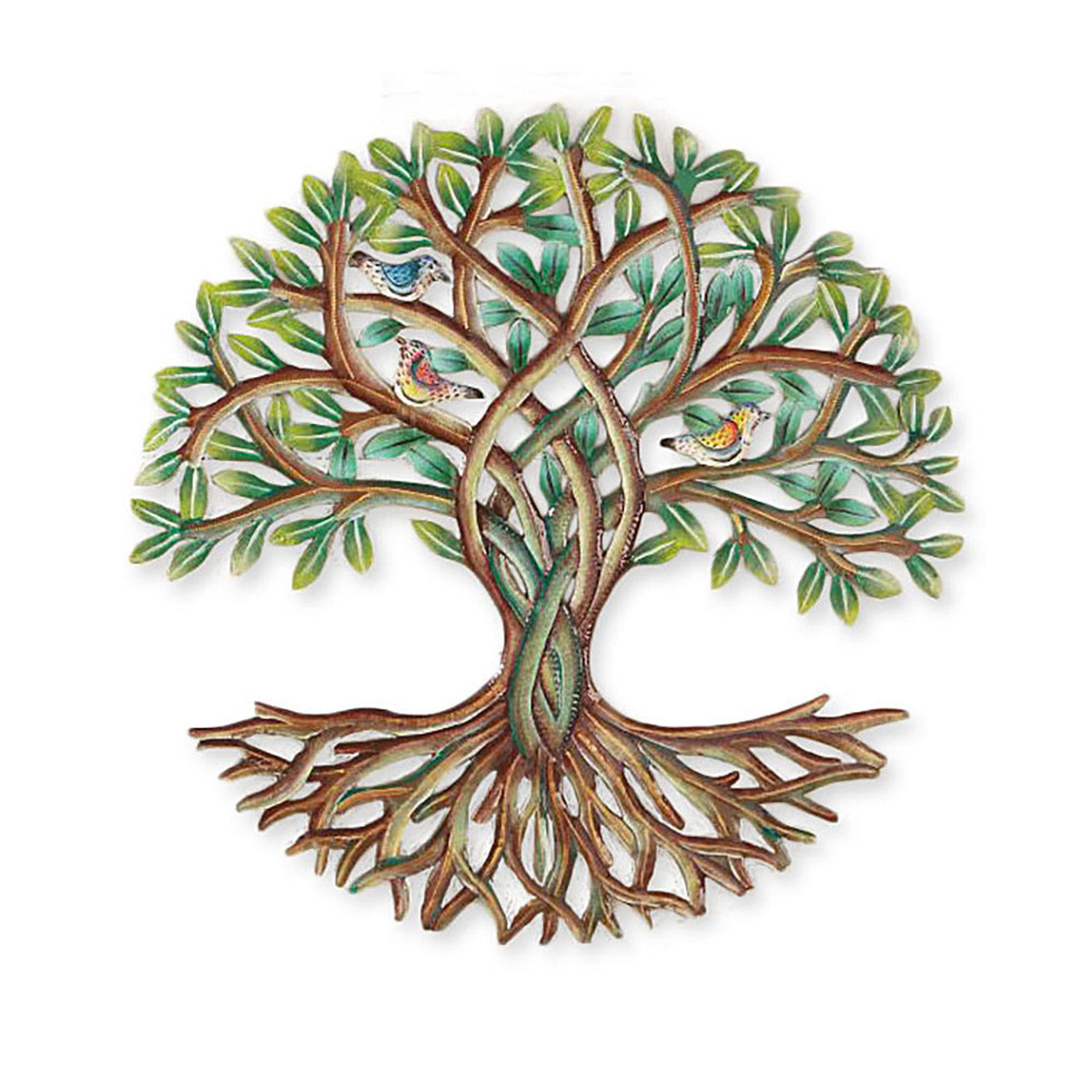 Recycled Metal Tree Wall Art