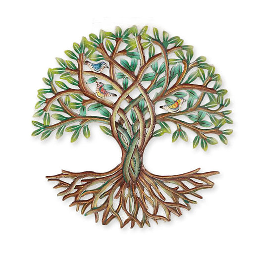 Recycled Metal Tree Wall Art