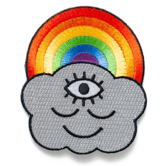 Rainbow Cloud Patch by Wokeface