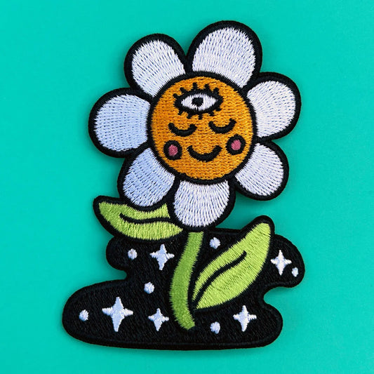 Cosmic Daisy Patch by Wokeface
