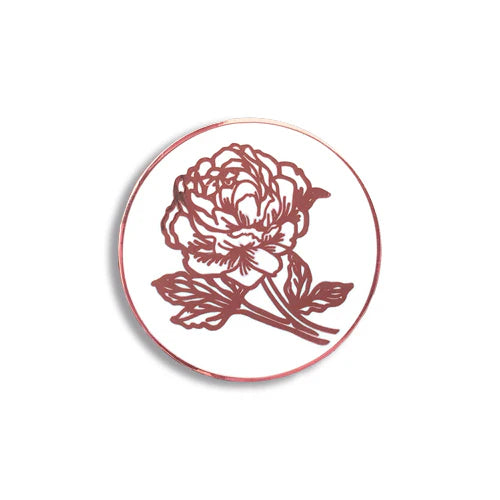 Flower Enamel Pin by Print Ritual