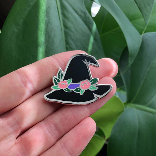 Witch Hat Enamel Pin by Print Ritual