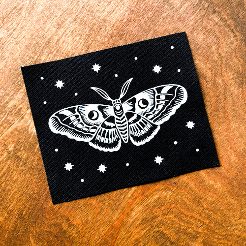 Night Moth Patch by Print Ritual