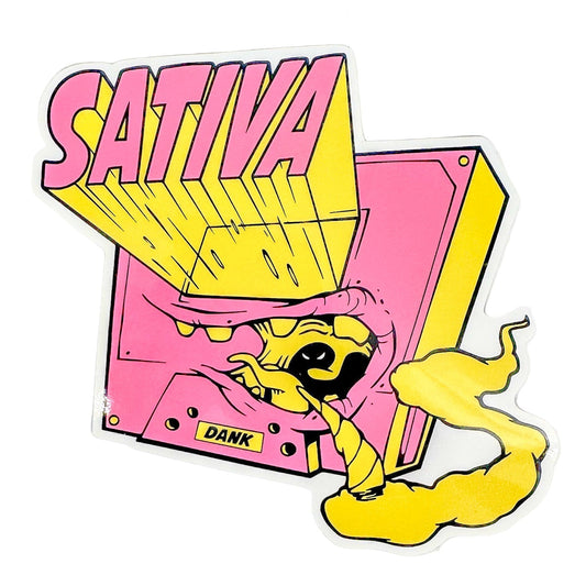 Sativa Sticker by StreetFartz