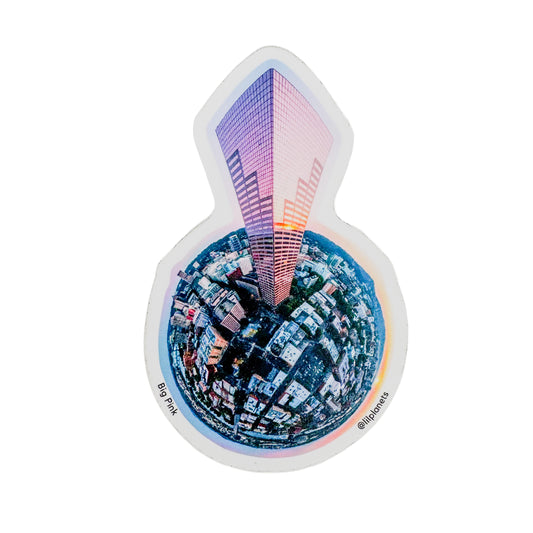Big Pink Sticker by Lil Planets