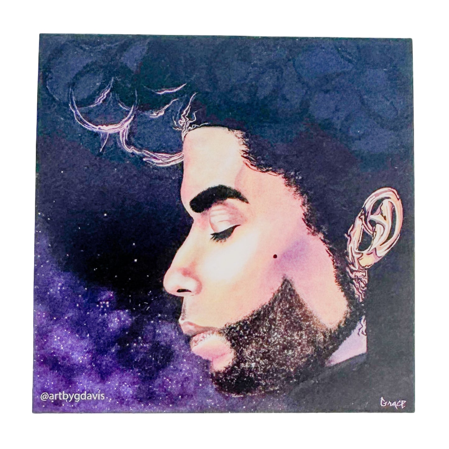 Prince Sticker by Grace Davis