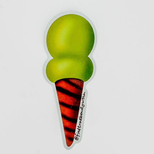 Ice Cream Sticker by Find True Beauty Within