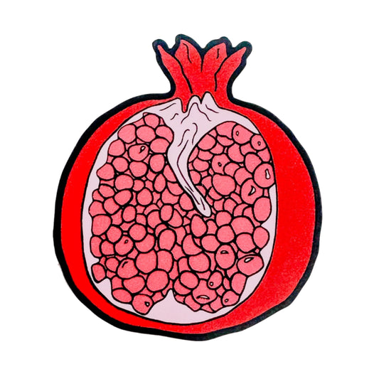 Illustration of a pomegranate; Poonegranate