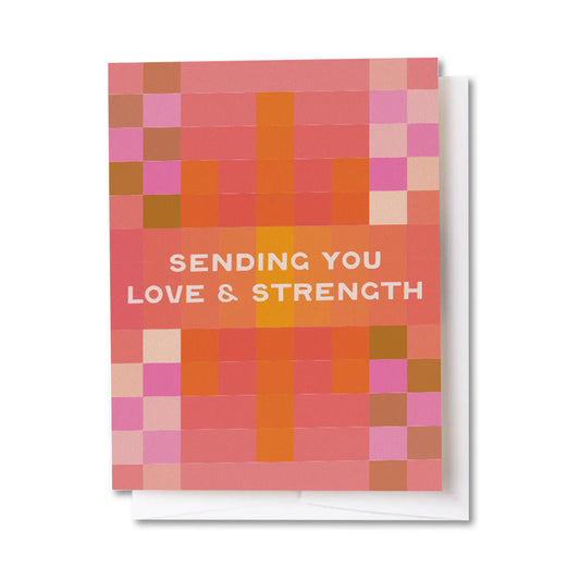 "Love & Strength" Gradient Card