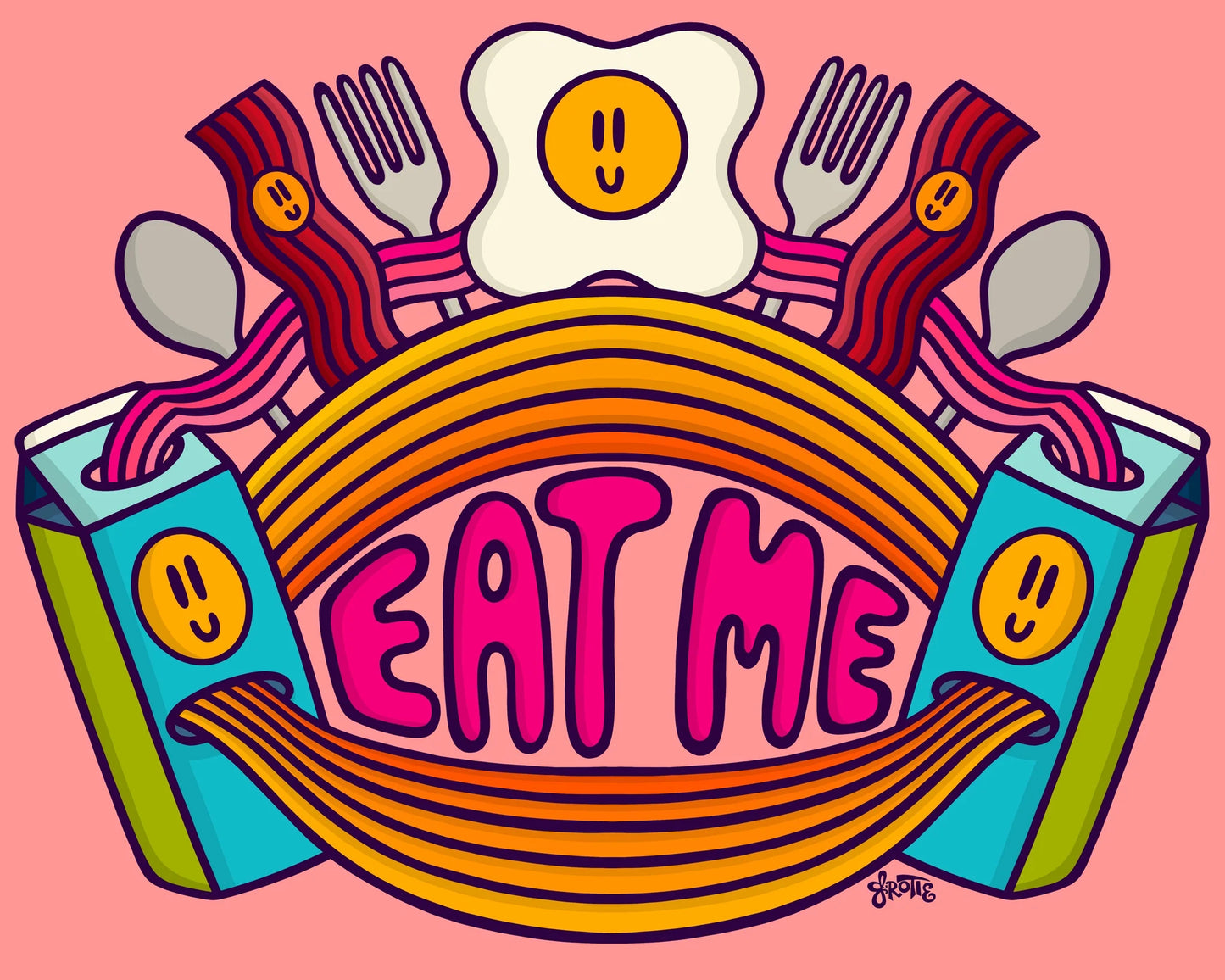 "Eat Me" Greeting Card