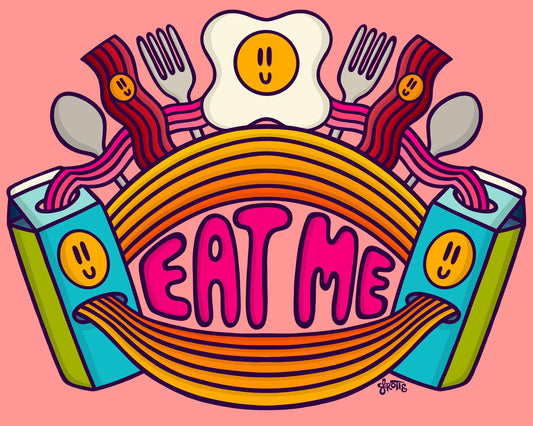 "Eat Me" Greeting Card