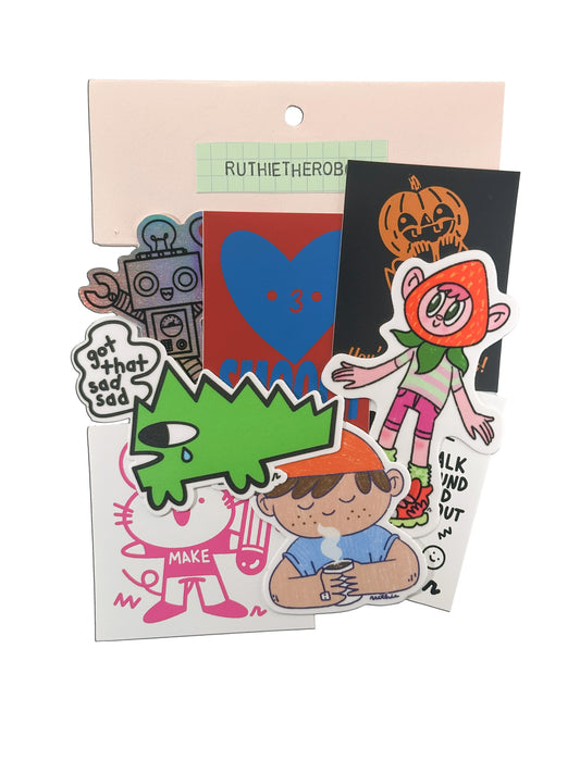 Ruthie The Robot Sticker Pack