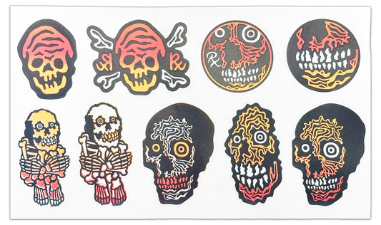 Rx Skulls - Sticker Sheet