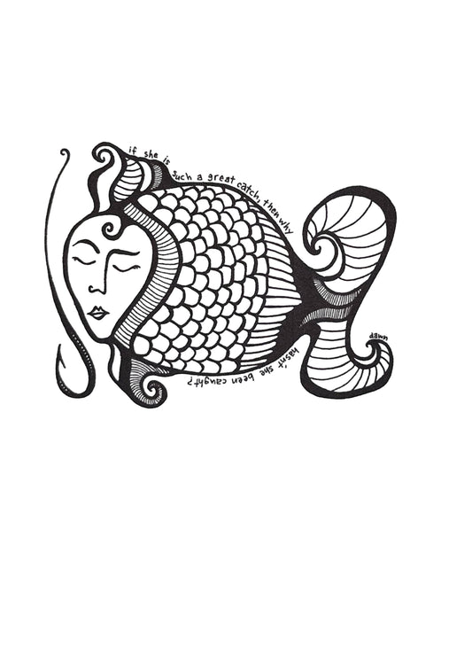 "Great Catch" Fish Card by Settle Dawn