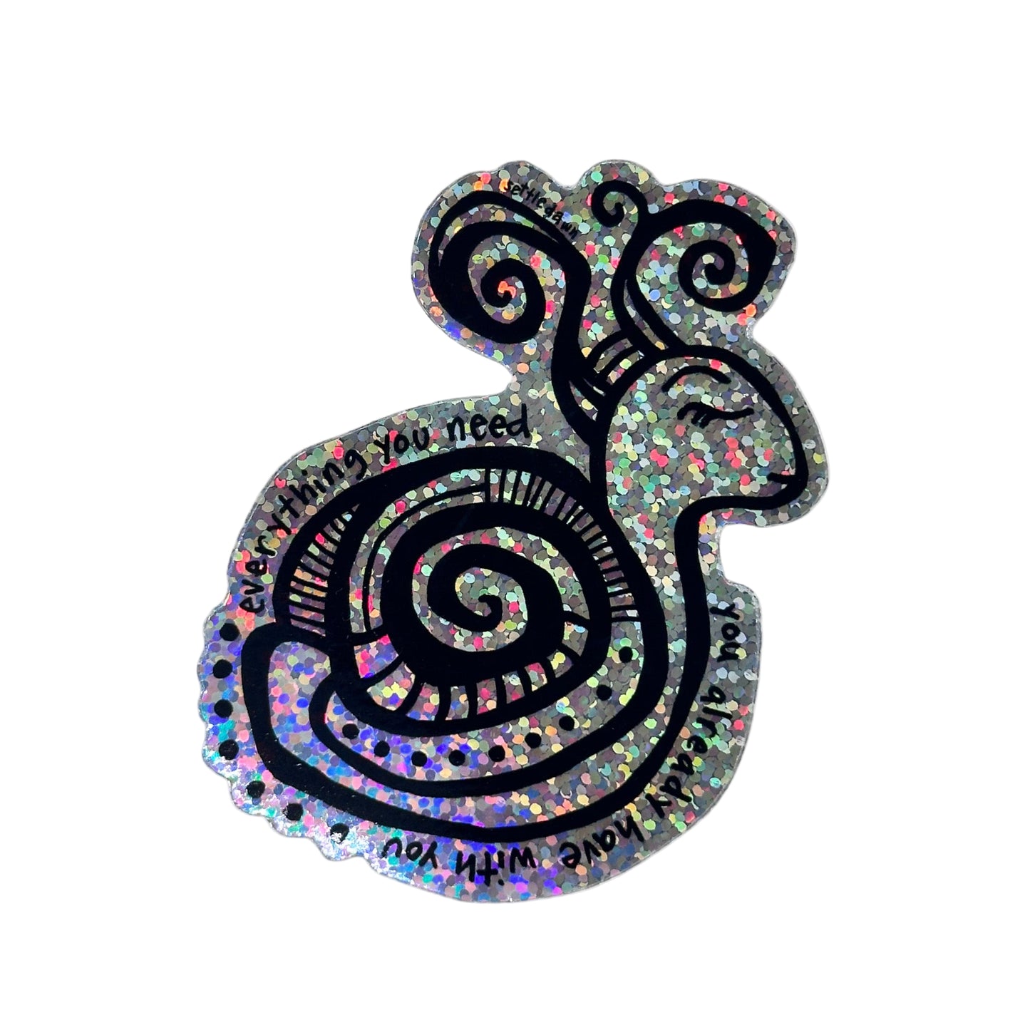 Snail Sticker by Settle Dawn