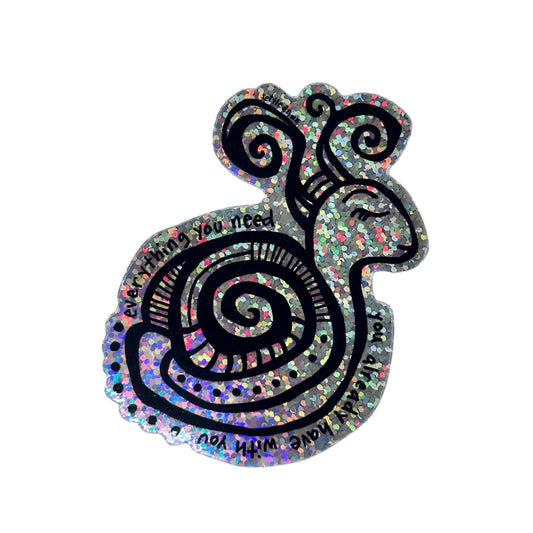 Snail Sticker by Settle Dawn