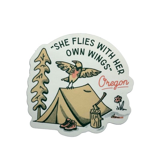 She Flies - Sticker