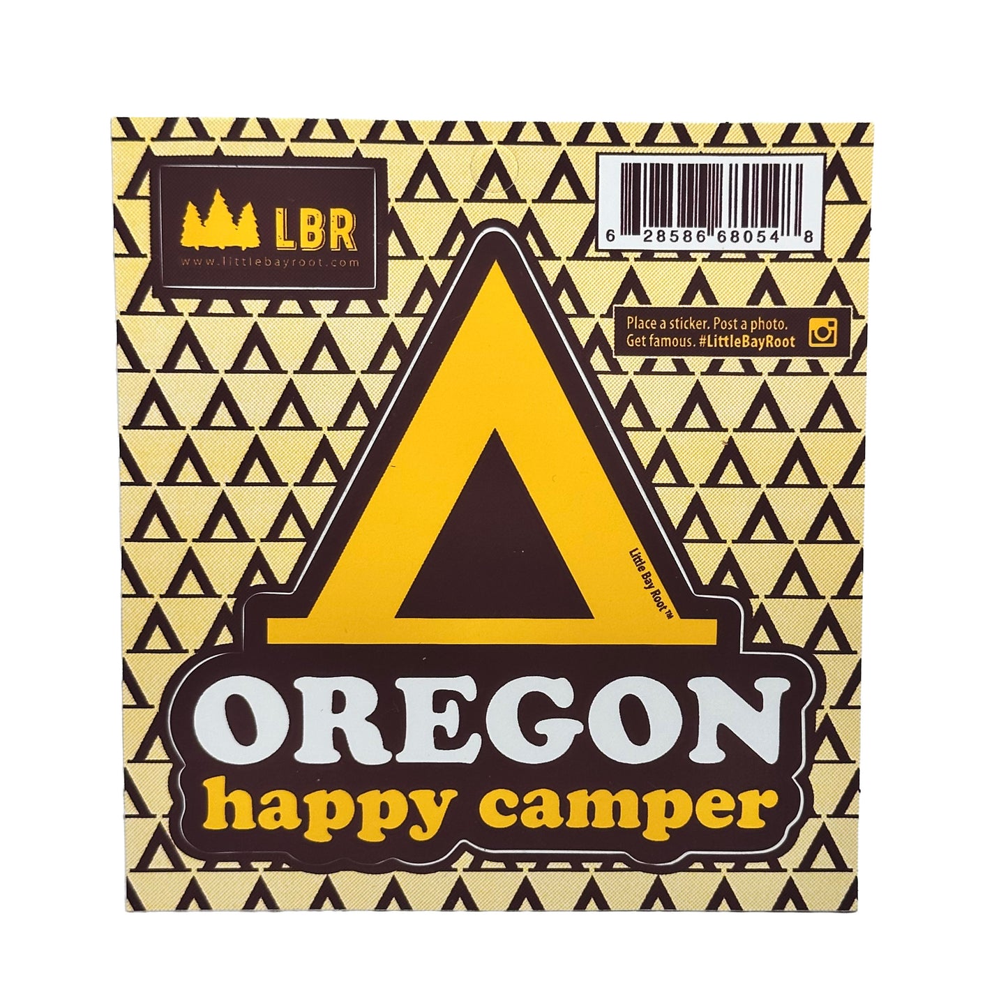 Happy Camper - Oregon Sticker