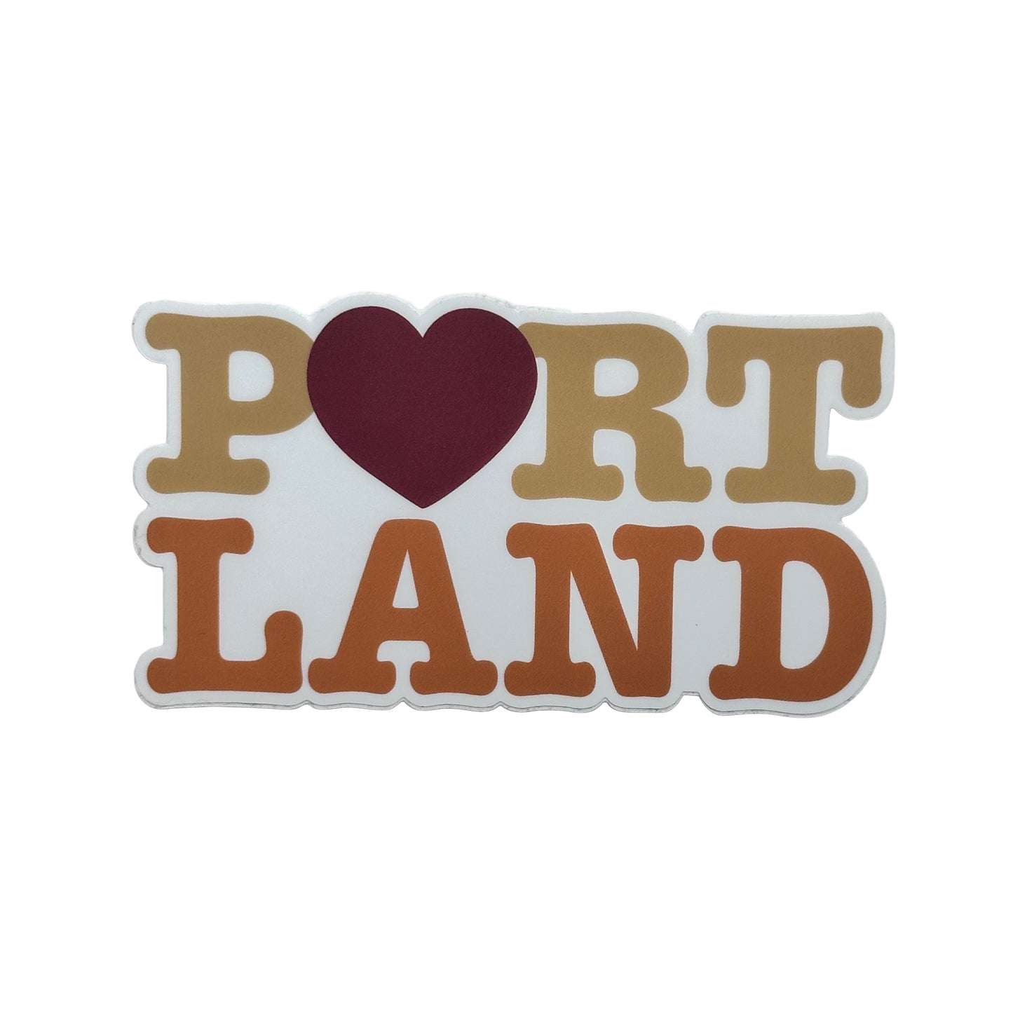 Portland HEART Sticker