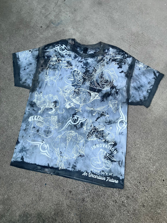 All-over Ice Dye Printed Tee by HiddenStash