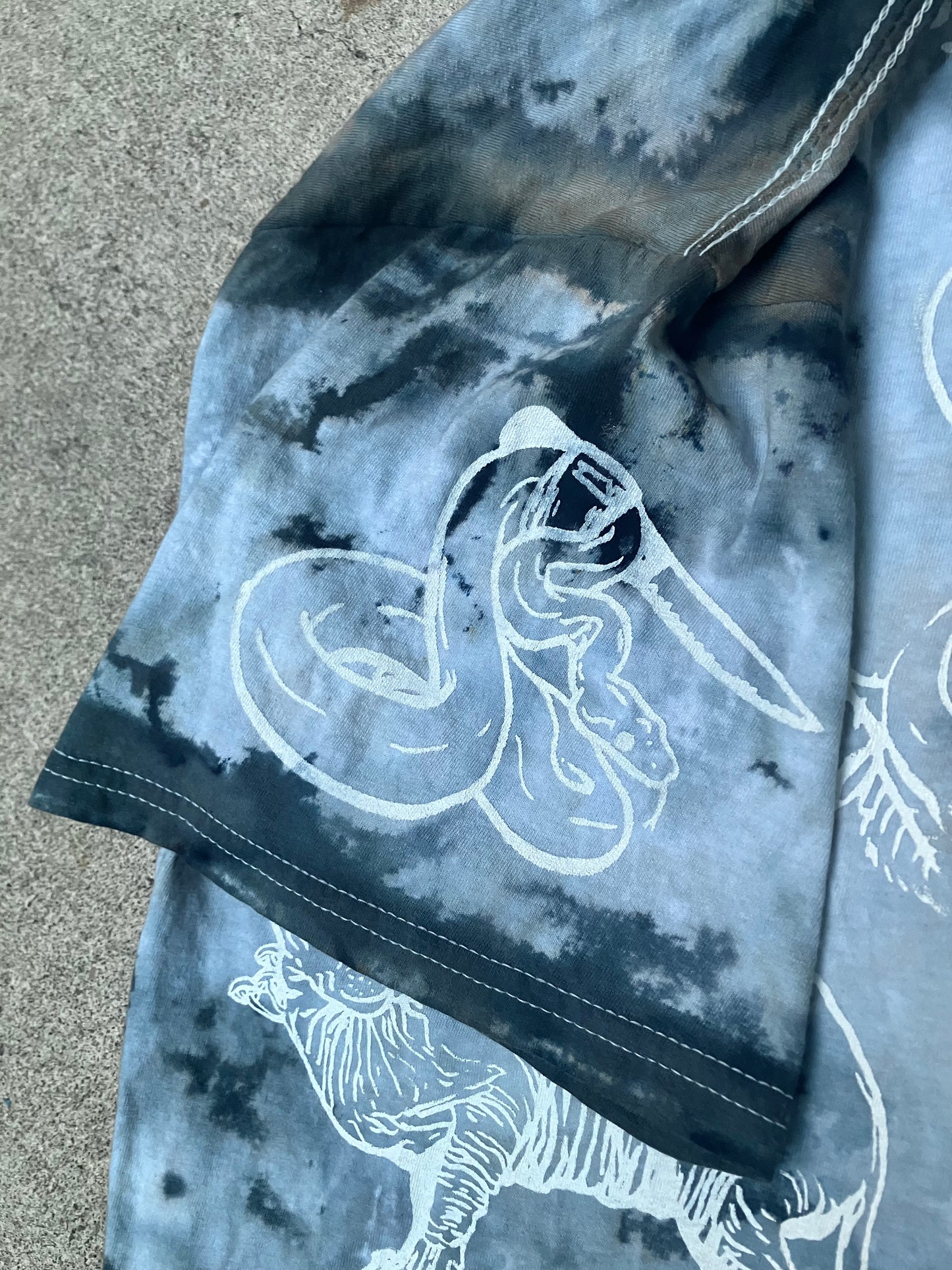 All-over Ice Dye Printed Tee by HiddenStash