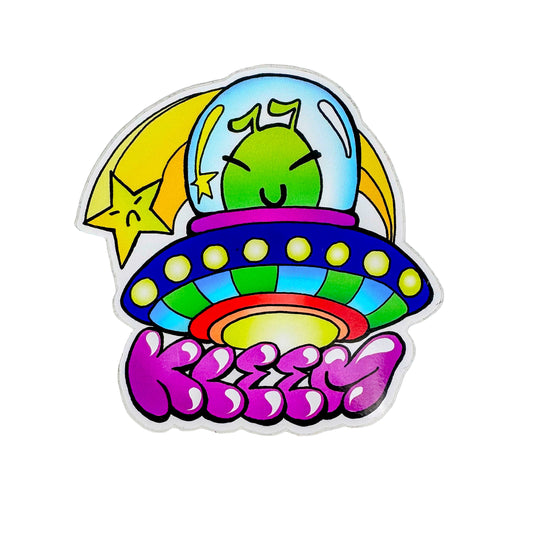 Alien Kleem Sticker by Kleem