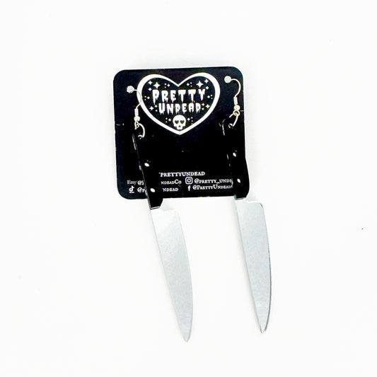 Knife Earrings By Pretty Undead